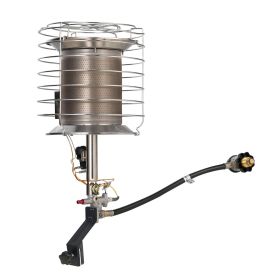 VEVOR Propane Tank Top Heater, 42000 BTU Rapid Heating 360-Degree Infrared Radiant Tank Top Gas Heater