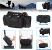 Universal Tactical Vehicle Back Seat Organizer with 3 Detachable Pouches Molle Pouches Truck Seat Organizer Tactical Gear for Car Truck Ford Jeep Vehi