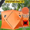 VEVOR 8 Person Ice Fishing Shelter Tent, 300D Oxford Fabric Portable Ice Shelter with Pop-up Pull Design